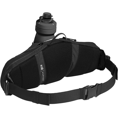CamelBak Podium Flow 2 Waist Pack for Mountain Biking, Gravel Cycling - Contains 21 oz Podium Dirt Series Bike Bottle, Black
