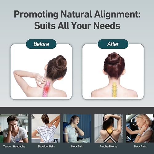 SOMA Nap Pillow - Cervical Traction Device for Neck Pain Relief Neck Stretcher Professional Neck Massager Home Physical Therapy Designed by a Physical Therapist