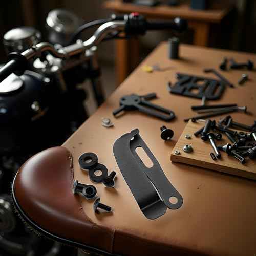 A Set Black Belt Clip Knife Sheath, Metal Kydex Holster Waist Clips, Kydex Knife Sheath Kit, Knife Clip Replacement, Metal Belt Clip for Knife Sheaths, Holster Making