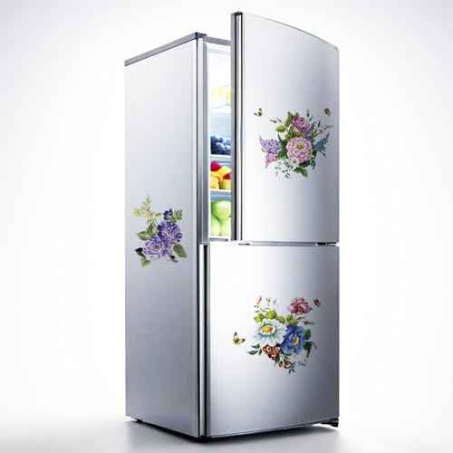 3 Pcs Flowers Wall Stickers Wall Decals Peel and Stick for Room Decorations Living Room Bedroom