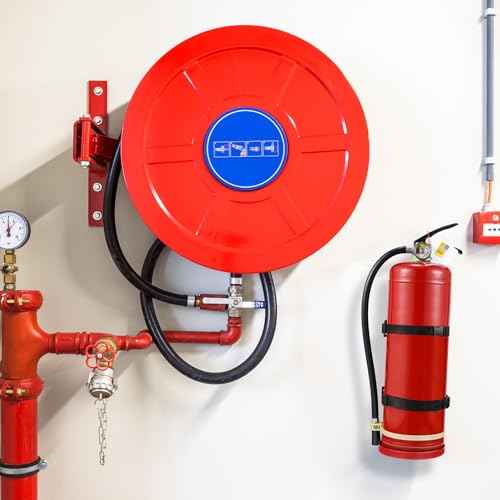 Suzile Fire Extinguisher Metal Bracket Holder Wall Mount Compatible with 5 Pound Fire Extinguishers(3 Pcs)