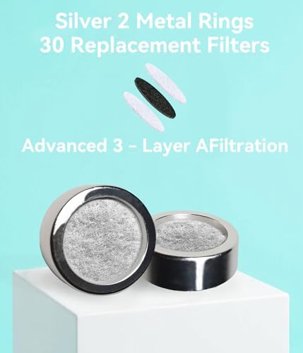 Reusable Metal Rings with 100 High - Performance Replacement Filters - Ideal for Universal Silicone Mouth Funnels, Ultra - Clean Filtration & Unbeatable Durability