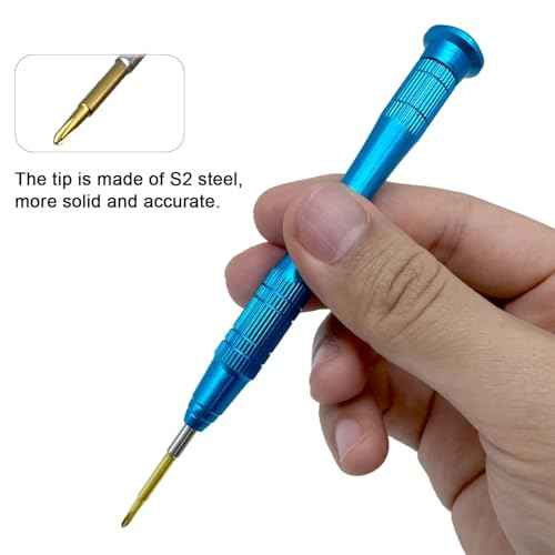 Precision Phillips Screwdriver #000, Small Phillips Screwdriver PH000/1.5mm Compatible with iPhone MacBook DJI Propeller & Switch, S2 High Alloy Steel Head, Magnetic Tip, 360¡Æ Swivel Cap
