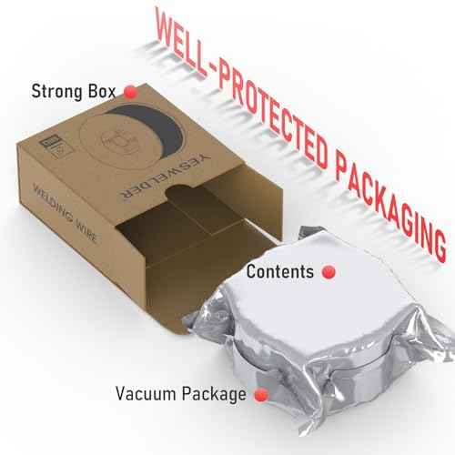 YESWELDER Flux Core Gasless Mig Wire, Mild Steel E71TGS .030+.035-Diameter, 2-Pound Spool, 2-Packs Dual Specification Welding Wire