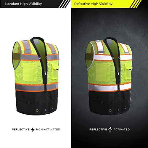 Shine Bright Safety Vest - High Visibility with Reflective Straps and Pockets ? Premium, Soft, Durable, and Breathable