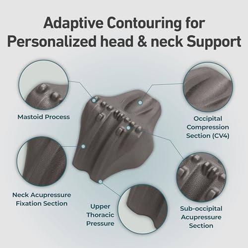 SOMA Nap Pillow - Cervical Traction Device for Neck Pain Relief Neck Stretcher Professional Neck Massager Home Physical Therapy Designed by a Physical Therapist