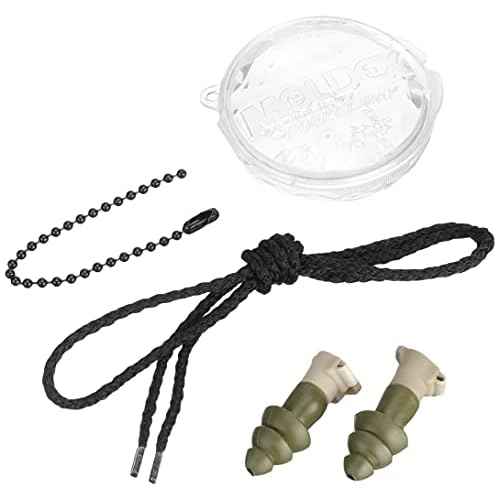 6498 Battleplugs Impulse Earplug,Pocket-Pak,Chain,Cord,Med