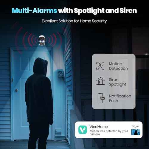 Techage Security Cameras Wireless Outdoor, 2K Battery Powered WiFi Cameras for Home Security with AI Motion Detection, Color Night Vision, 2-Way Talk, IP66 Waterproof, Cloud/SD Storage