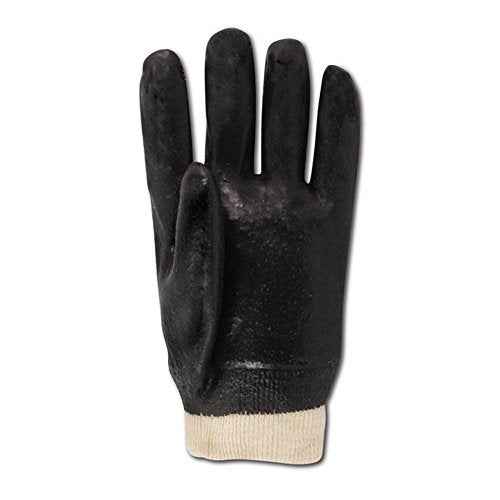 MAGID MultiMaster Rough Finish Vinyl Coated PVC Work Gloves, 12 Pairs, Size 9/Large (T1070R)