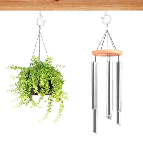 96 PCS Q-Hanger Hooks, Screw Hooks for Outdoor String Lights, Safety Buckle Design Cup Eye Hook for Hanging Christmas Lights, Plants, Mounted on Wall Ceiling, Include 1 Wing Nut Driver, White