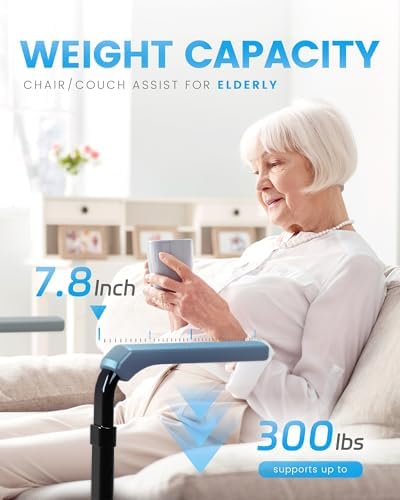 Sangohe Mobility Standing Aid Rail for Couch, Grab Bar Standing Aid for Seniors, Stand Assist for Chair, Assistance Handle for Patients, Elderly, Seniors and Disabled, Chair Couch Stand Assist, 504J