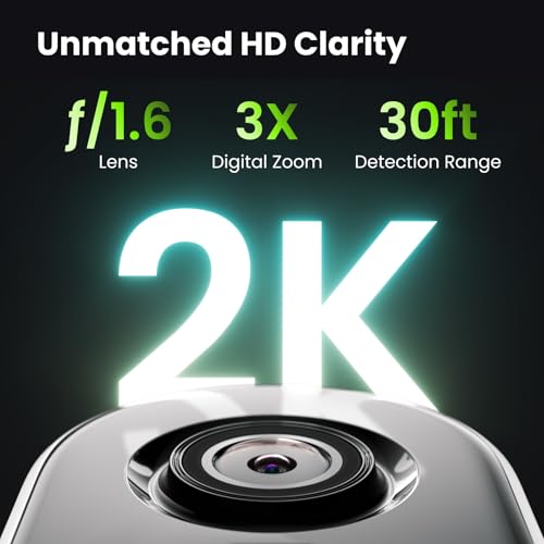 Security Cameras Wireless Outdoor, 2K Outside Camera for Home Security, Battery Camera, Magnetic Mount, AI Detection, Color Night Vision, Spotlight, Waterproof, 2.4GHz WiFi, Cloud & SD Storage
