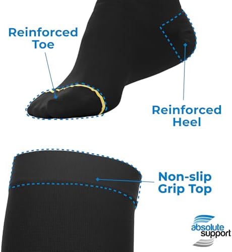 Made in USA - T.E.D. Anti Embolism Compression Socks for Women and Men 15-20mmHg