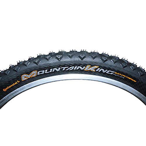 Continental Mountain Bike ProTection Tire - Black Chili, Tubeless, Folding Handmade MTB Performance Tire (26", 27.5", 29"), 26 x 2.3, Mountain King