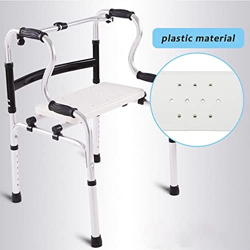 Walker Rest Seat for Attachable Seat Folding Walker, Maximum Weight Capacity of 250 Pounds, 20" L x 7.9" W (A)