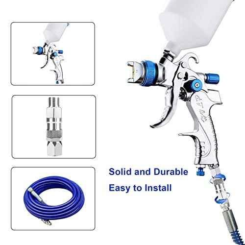Sprayer Joint, 1/4-Inch Hose Swivel Joint, 360 Degrees Rotate Stainless Steel Airless High Pressure Spray Gun Connector Accessories for Paint Sprayers & Hose