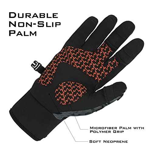 KastKing Mountain Mist Cold Winter Weather Fishing Gloves for Men and Women - Ideal for Ice Fishing, Photography, or Hunting