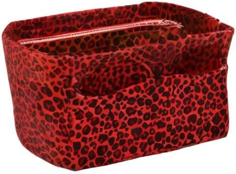 LEXSION Felt Purse Bag Organizer Insert with zipper Bag Tote Shaper Fit Speedy Neverful PM MM