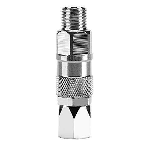 Sprayer Joint, 1/4-Inch 360 Degrees Rotate Stainless Steel Airless High Pressure Spray Gun Hose Swivel Joint Connector Accessories for Paint Sprayers & Hose