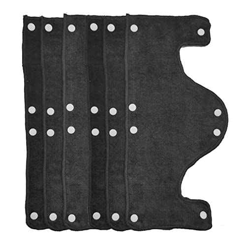 Big Dark Gray Hard Hat Sweatband,Reusable Washable Terry Cotton Hard Hat Liner snap on, 6 pcs per Pack