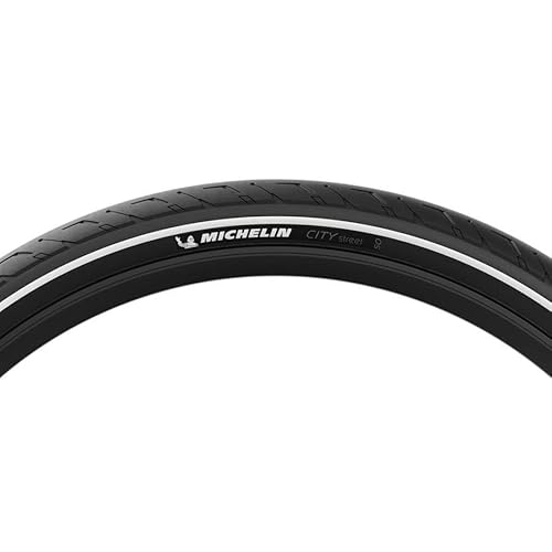 Michelin City Street Road Tire 29" x2.20 Wire Clincher with Magi-X Compound, Reinforced Puncture Protection, and All-Weather Performance ? Ideal for E-Bikes and Urban Cycling