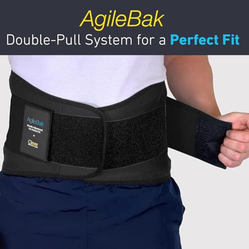 Back Brace for Lower Back Pain Women - Back Support for Men, Back Support Belt for Women, Back Brace for Men Lower Back Pain Relief, Back Brace for Work, Medical-Grade Lumbar Support Brace, Black, S