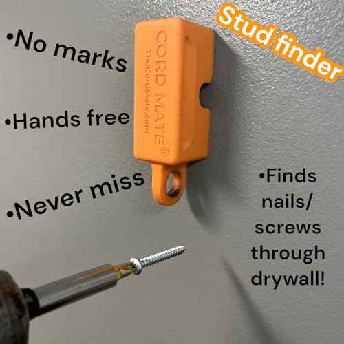 Reusable Cord holder, Versatile Rare Earth Magnetic cord organizer multi tool for appliance moving/repair use by electricians, technicians and movers. With carabiner included (black,orange