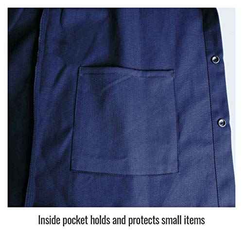 Black Stallion FN9-30C 30" 9oz. Navy FR Cotton Welding Jacket