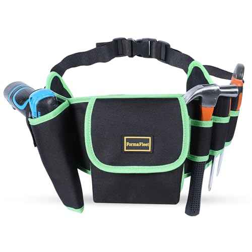 Tool Belt by FormaFleet with Multi-Pocket Tool Pouch, Adjustable Toolbelts for Men, Electrician Tool Pouch, Carpenter Tool Belt, Built for Comfort and Heavy-Duty Use