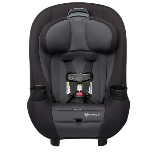 Safety 1st Ellaris 3-in-1 Convertible Car Seat, Slim Fit Design, Rear & Forward-Facing, 5-Position Headrest, 3-Across Fit, Travel-Friendly with Machine-Washable Seat Pad, Smokey Haze