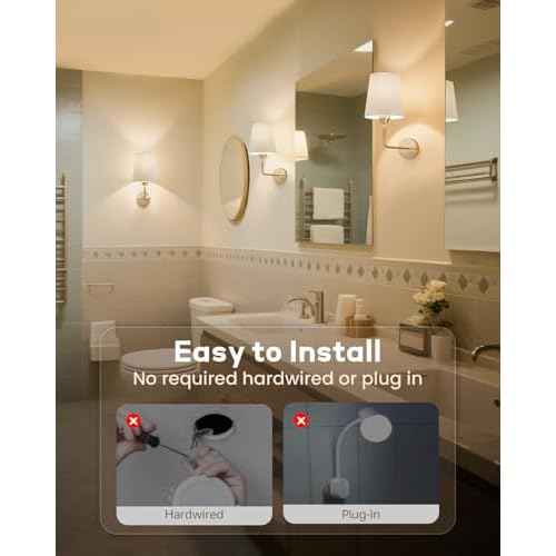 KINDEEP Wall Sconce Set of 2 Battery Operated, Rechargeable Wireless Dimmable Wall Light with RGB, Flash Mode, Remote Timer