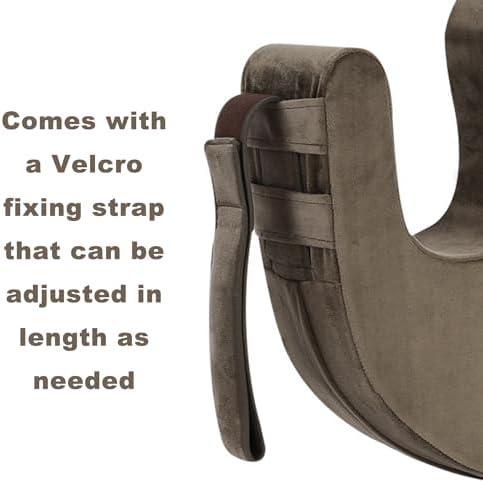 Sexysamba Bedridden Patient Turning Device with Fixing Strap Elderly Assistance Products Bed Rest Leg Pillow Patient Lift Aid Flannel Multifunctional Anti-Decubitus Nursing Products, Brown