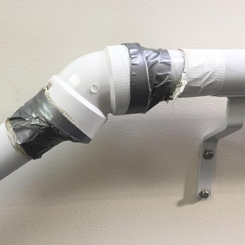 Aluminum Foil Tape Adhesive Metal Tape, [for Sealing Patching Hot Cold HVAC, Duct, Pipe Insulation] - 1/4inch/66ft/2.4 Mil