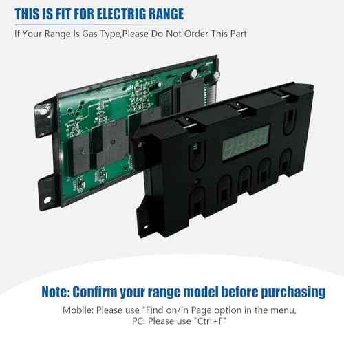 Upgrade 316455500 Stove Clock Control Board - 7 Button Board Replacement for Frigidaire & Electrolux Oven Range