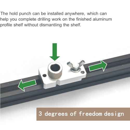 Aluminum Extrusion Drill Guide & Tap Jig Bit Access Hole For 2020 2040 European Aluminum Profile M4 M5 M6 M10 Drill Bushing