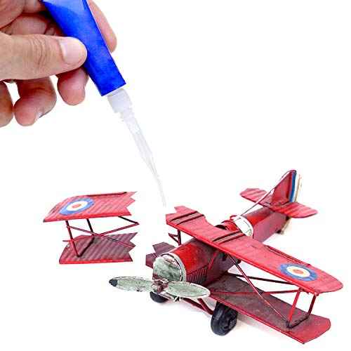 Hsei 200 Pcs Micro-Tips Plastic Glue Bottle Tips Glue Extender Precision Applicator for Crafting, Lab Dispensing, Adhesive Dispensers