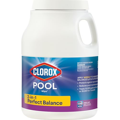Clorox® Pool&Spa™ Swimming Pool 2-in-1 Perfect Balance, Maintains Balanced pH and Alkalinity Levels, 8LB (Pack of 1)