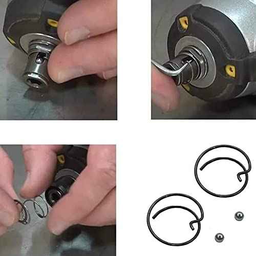 2 Pack N078434 N089668 Spring and Steel Ball, Fit for DCF805 DCF825 DCF885 DCF886, Impact Driver Spring Kit
