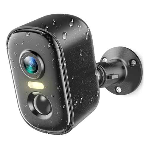 Rocktone 2K Security Cameras Wireless Outdoor, Battery Powered WiFi Cameras for Home Security with AI Motion Detection, Spotlight Color Night Vision, 2-Way Talk, Siren Alarm, IP65, Cloud/SD Storage
