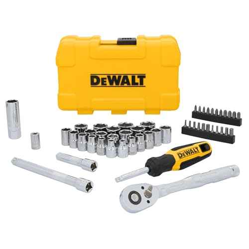 DEWALT Mechanics Tool Set, 3/8" Drive, 50 Piece (DWMT45423)