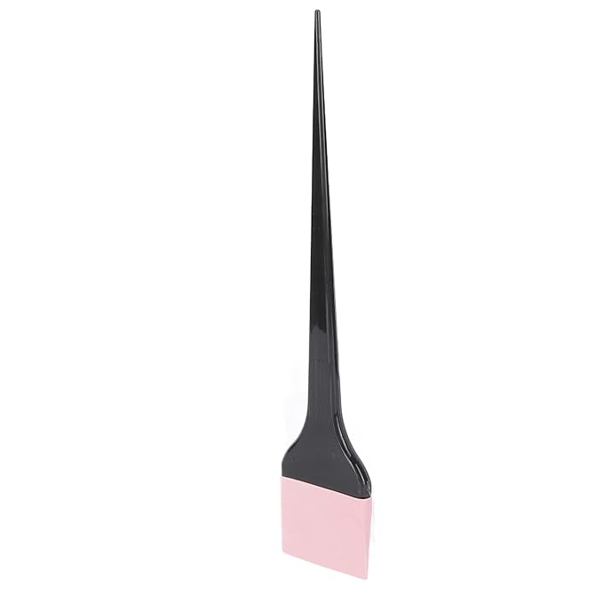 Hair Dye Brush Hair Dye Applicator Brush, Long Handle Hair Color Brush Professional Salon Hair Color Brush Soft Silicone Hairdressing Tinting Brush 1.77 x 8.86in for Hair Salon