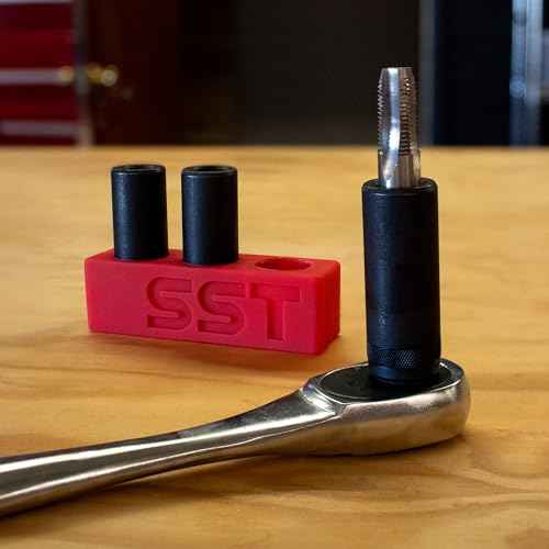 SST - Tap Socket Wrench - 3-Piece Adapter Set - Snug, Secure, & Durable - Easy Storage & Organization - Fits All Number & Fractional M.C.T.I. Standard Taps - Up to 1/2" - Designed in the USA