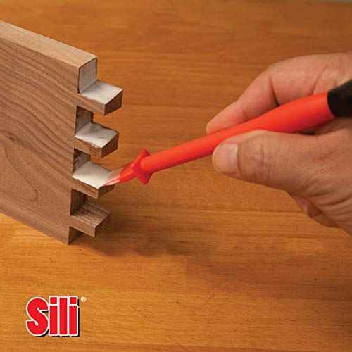 Sili Non-Stick 1" Wood Glue Brush, Easy Clean Silicone Wood Glue Applicator for Woodworking, Arts, Hobby and Crafts