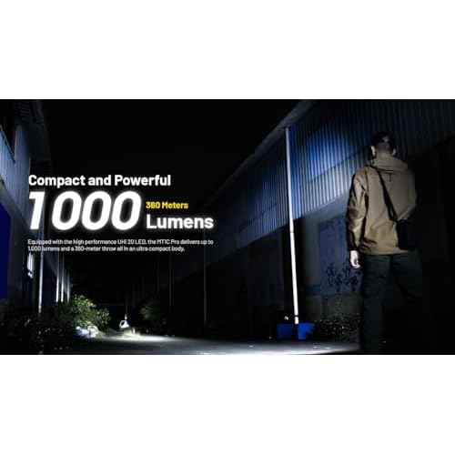 Nitecore MT1C Pro EDC Flashlight, 1000 Lumen USB-C Rechargeable Battery Small Compact Bright Designed for Everyday Carry