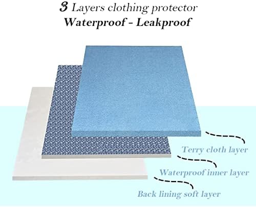 Avalon Towels Waterproof Adult Bibs for Women, Clothing Protector bibs for adults senior citizens washable