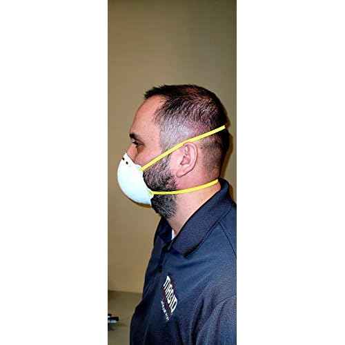 NIOSH Certified 9500-N95 Pre-Formed Cone Particulate Respirator Mask, M/L Size (Pack of 20 Masks)