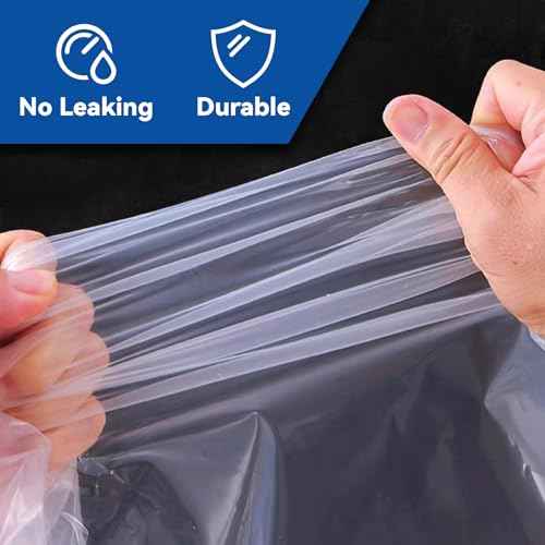 King Origin Plastic Drop Cloth, 6 Piece Drop Cloth for Painting, 9x12 Feet, Waterproof and Dust-Proof Clear Cloth, Paint Tarps Drop Cloth for Furniture Cover