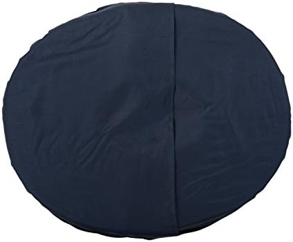 DMI 16-inch Convoluted Molded Foam Ring Donut Pillow Seat Cushion for Hemorrhoids, Back Pain, Tailbone Relief Cushion, Navy (Pack of 4)