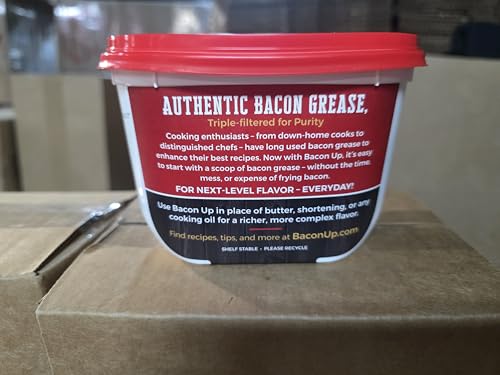 Bacon Up Bacon Grease for Cooking - 14 Ounce (2-pack) with spoon
