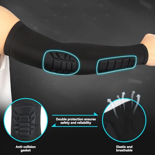 The Asulix ElbowEdge Pro, Asulix Pickleball Elbow Sleeve, Elbow Compression Sleeve, for Tennis, Baseball, Pickleball (Black*2,Medium)